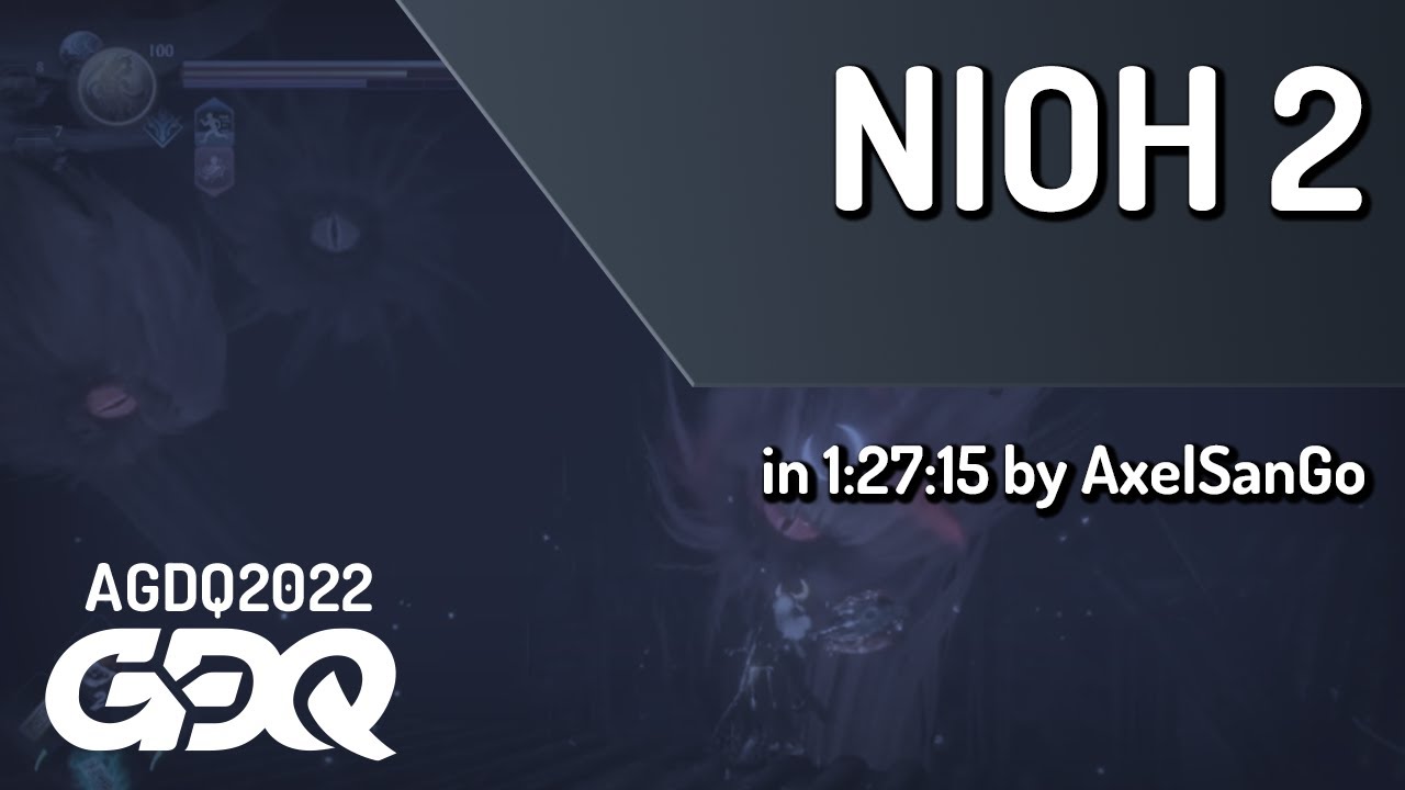 Nioh 2 by AxelSanGo in 1:27:15 - AGDQ 2022 Online