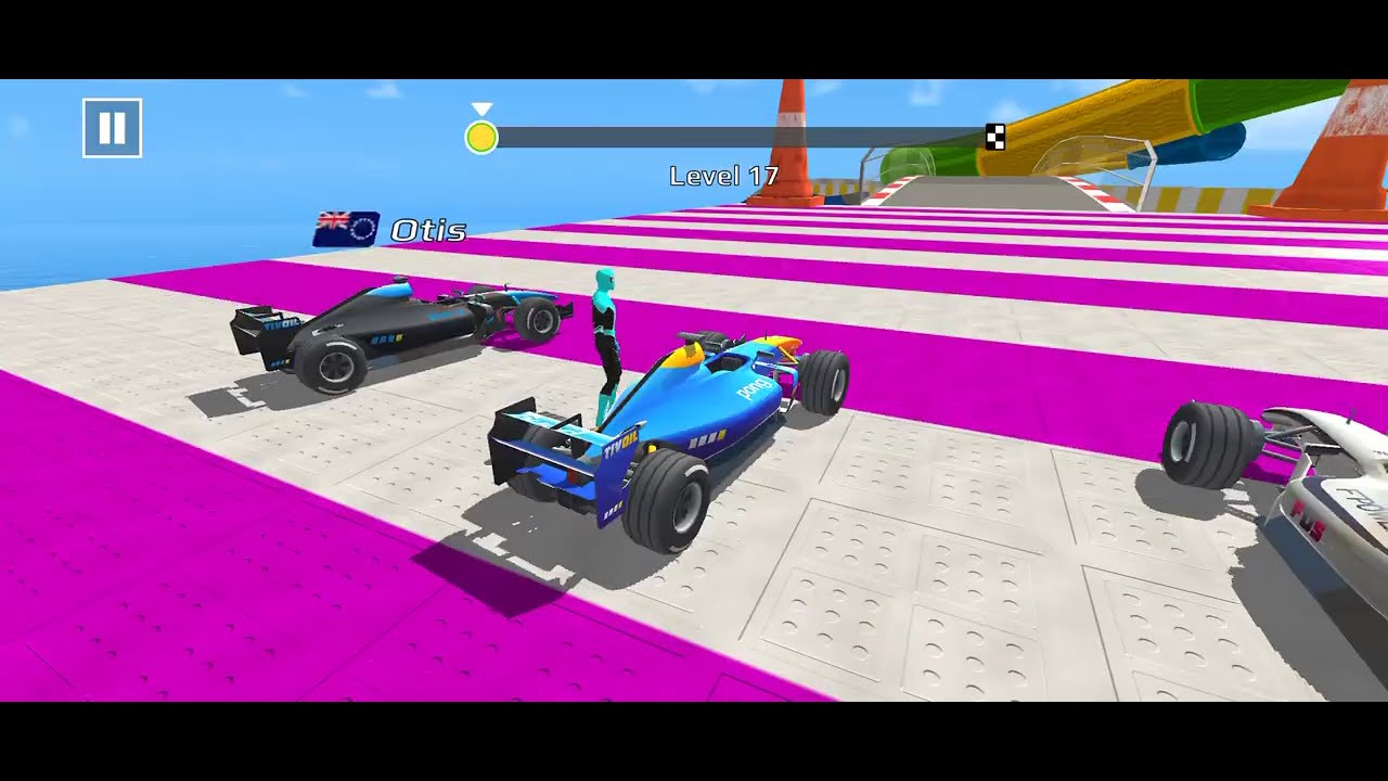 Formula Impossible Mega Ramp Car Racing Game 3D - Android Gameplay | Skeleton Play
