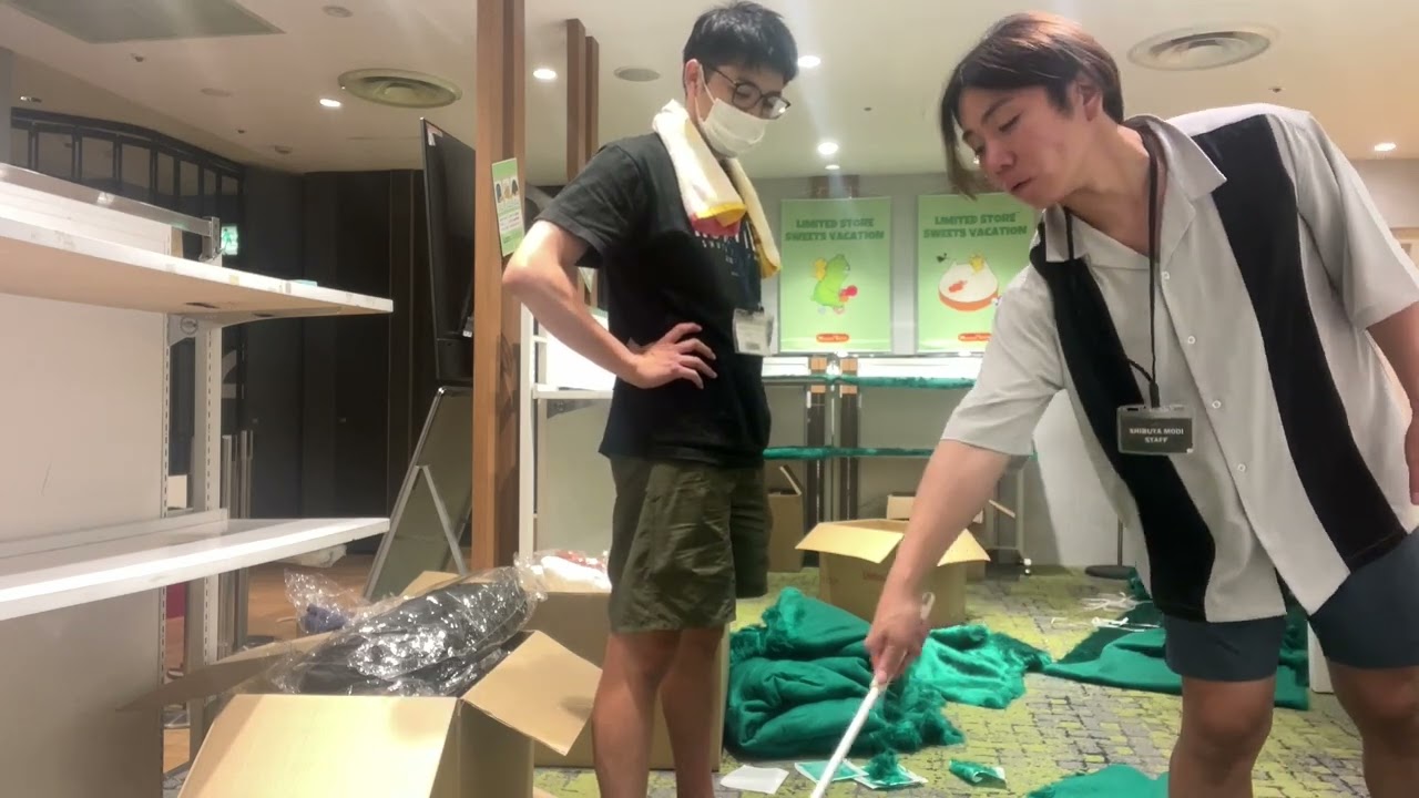 自分達で作り上げるPOPUPの準備が大変すぎた...