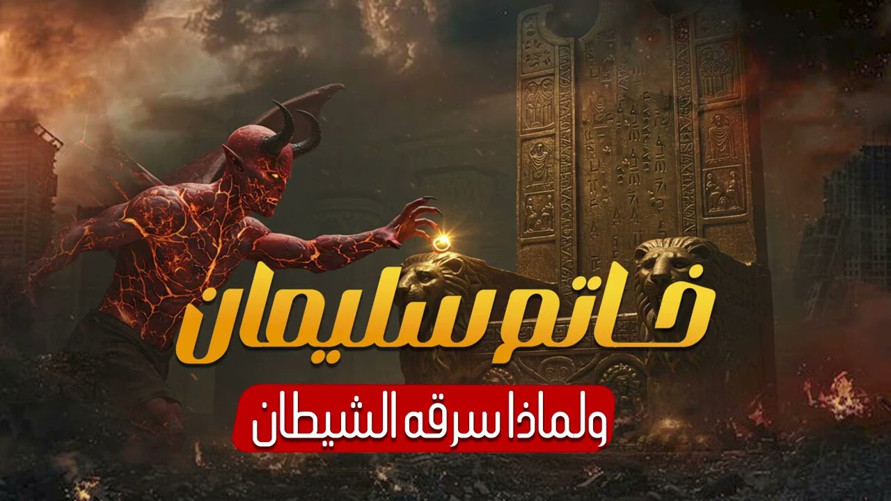 نبيل العوضي قصة سيدنا سليمان وكيف سرق الشيطان خاتمه؟ وماذا فعل بعد موته؟