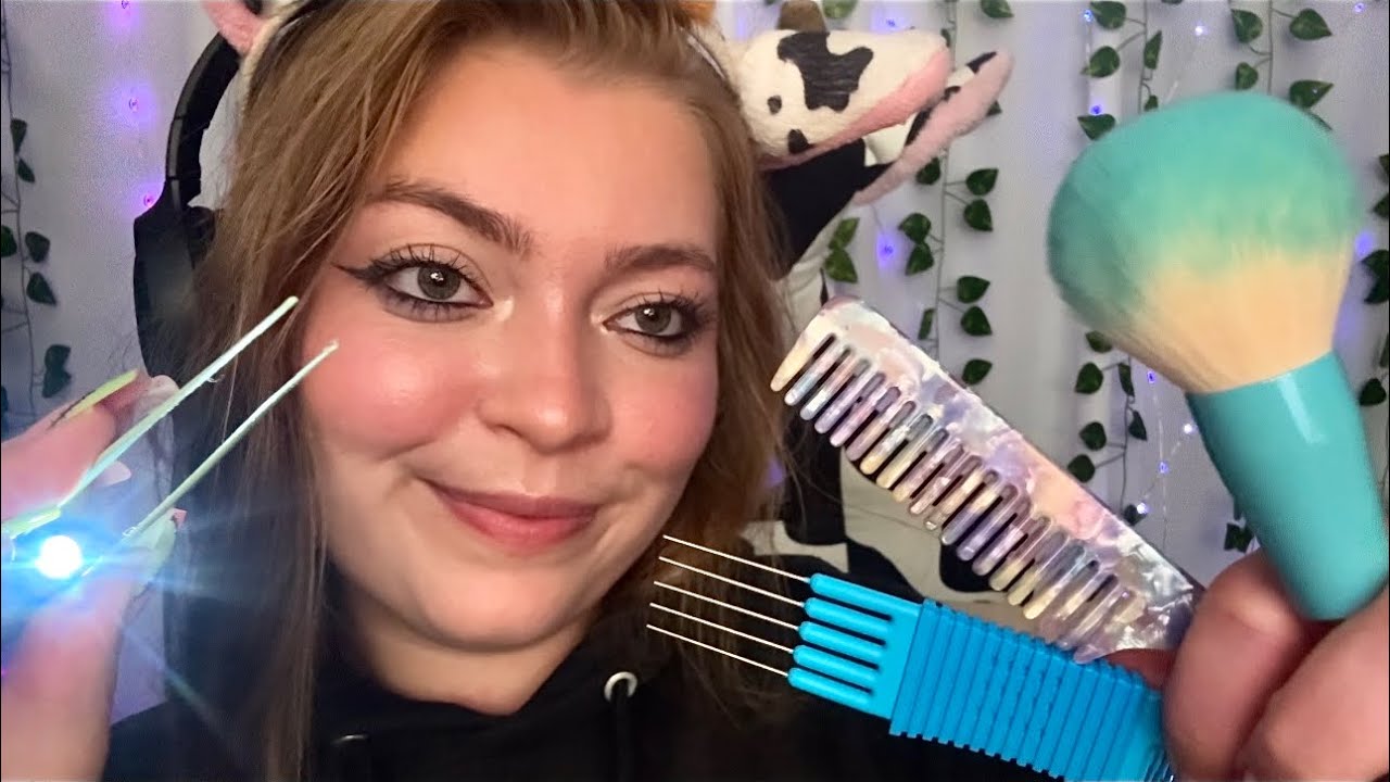 ASMR Up close various personal attention triggers to help you sleep 💤 #asmr