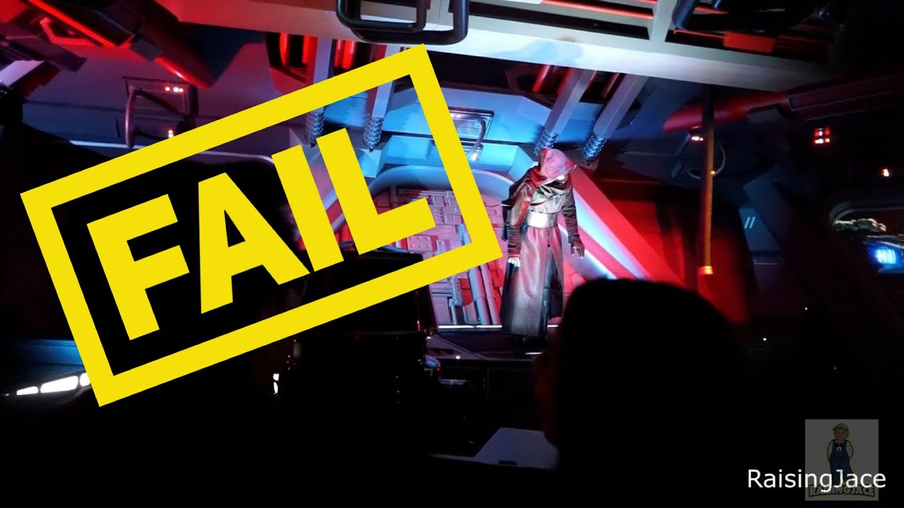 Rise of the Resistance with Malfunction at Disneyland