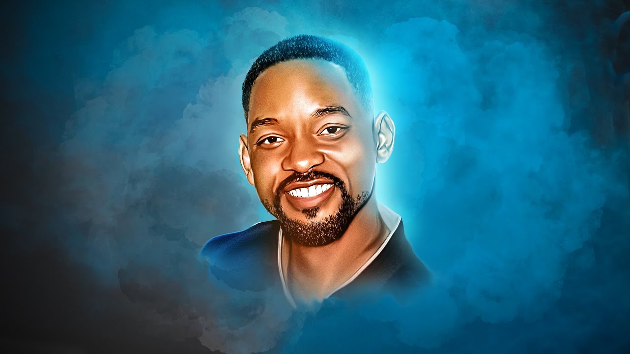 Créer un portrait numérique INCROYABLE ! WILL SMITH sur Photoshop #photoshop