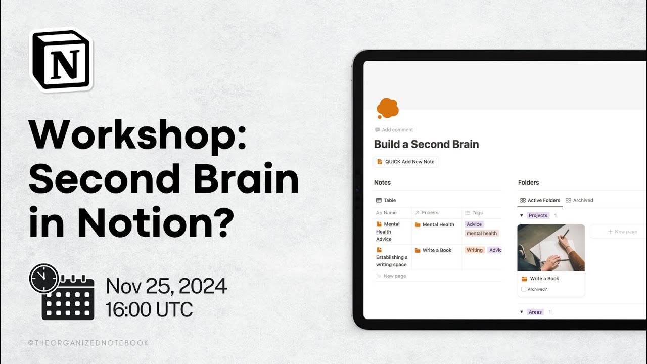 Мастер-класс по Notion: Создайте второй мозг! | Ваша универсальная база знаний