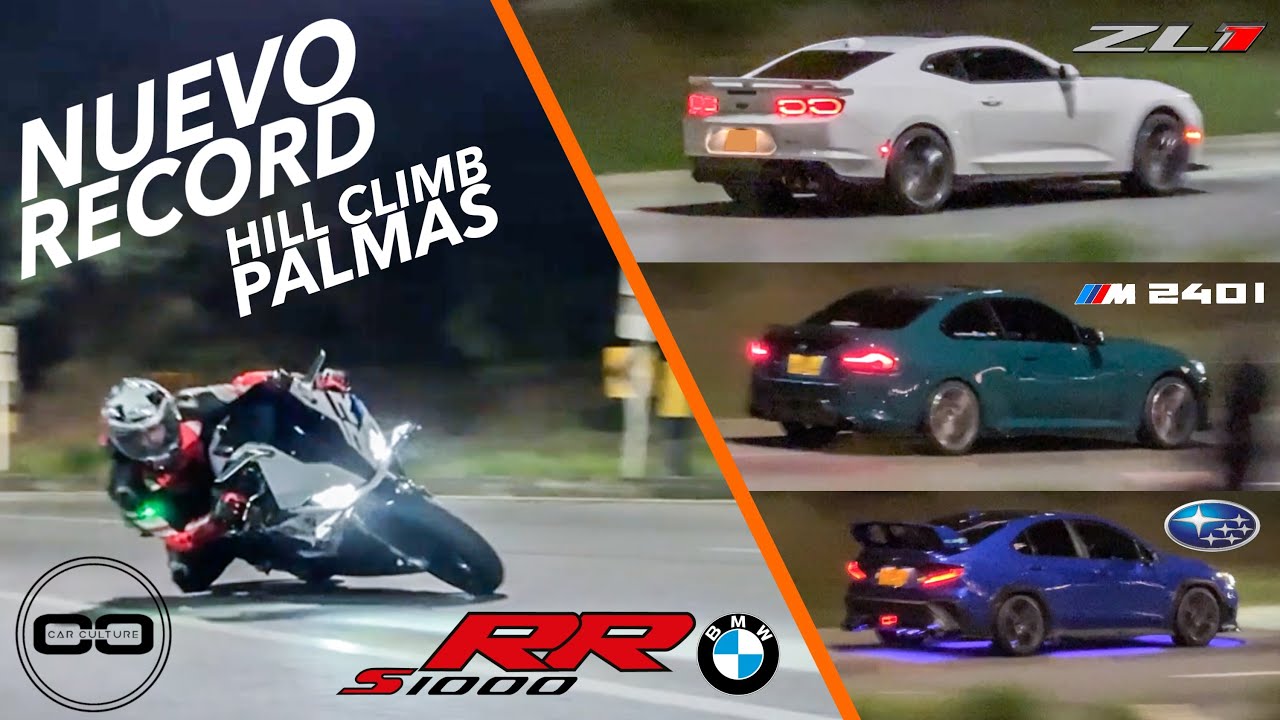 NOCHE DE RECORDS EN PALMAS | RECORD GENERAL | HILL CLIMB BMW S1000RR - CAMARO ZL1 - M240i - WRX