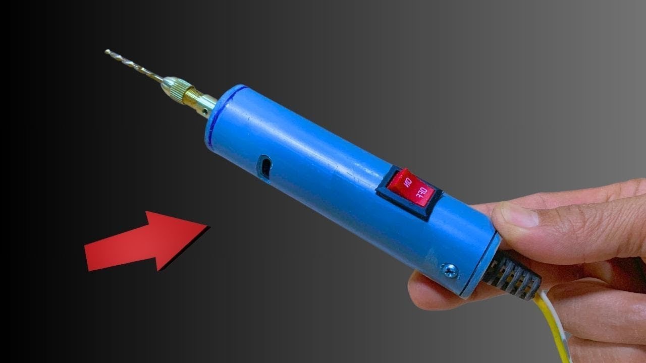 How to Make an Automatic Mini Drill from PVC – Easy and Helpful!