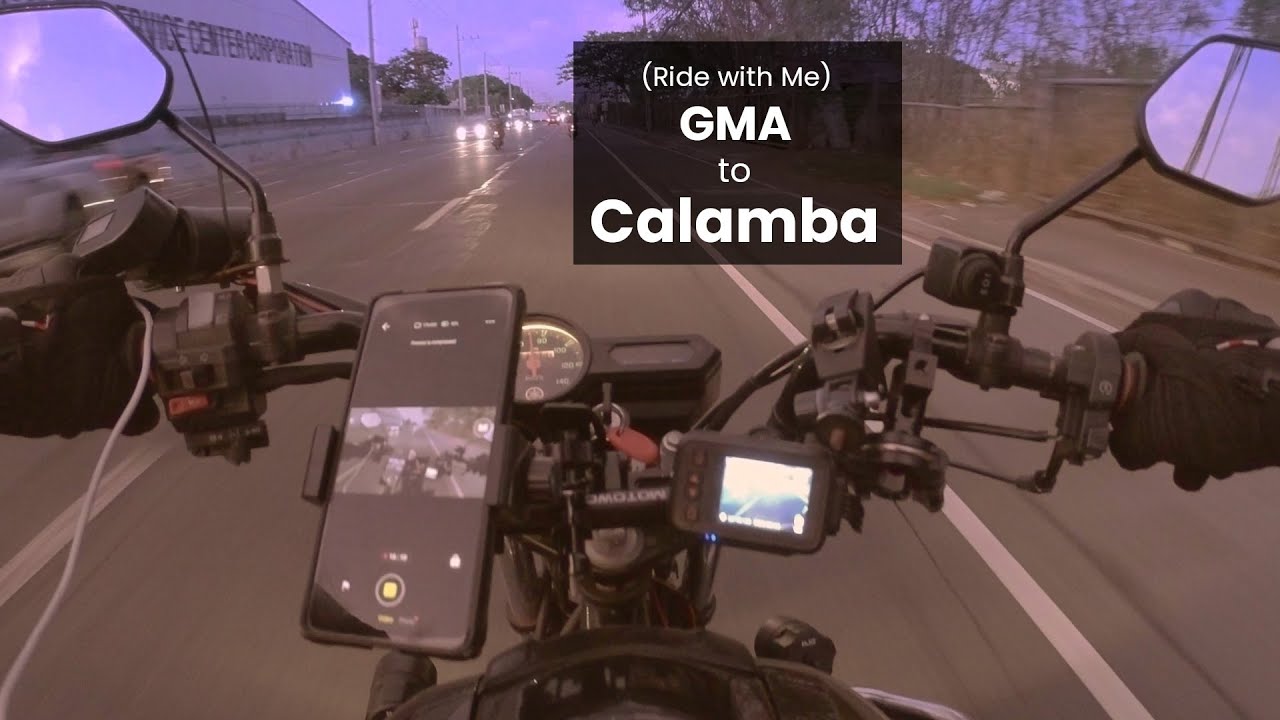 GMA Cavite to Calamba Laguna | Ride with me | Yamaha YTX 125 | Insta360 One R 1 inch | Motovlog