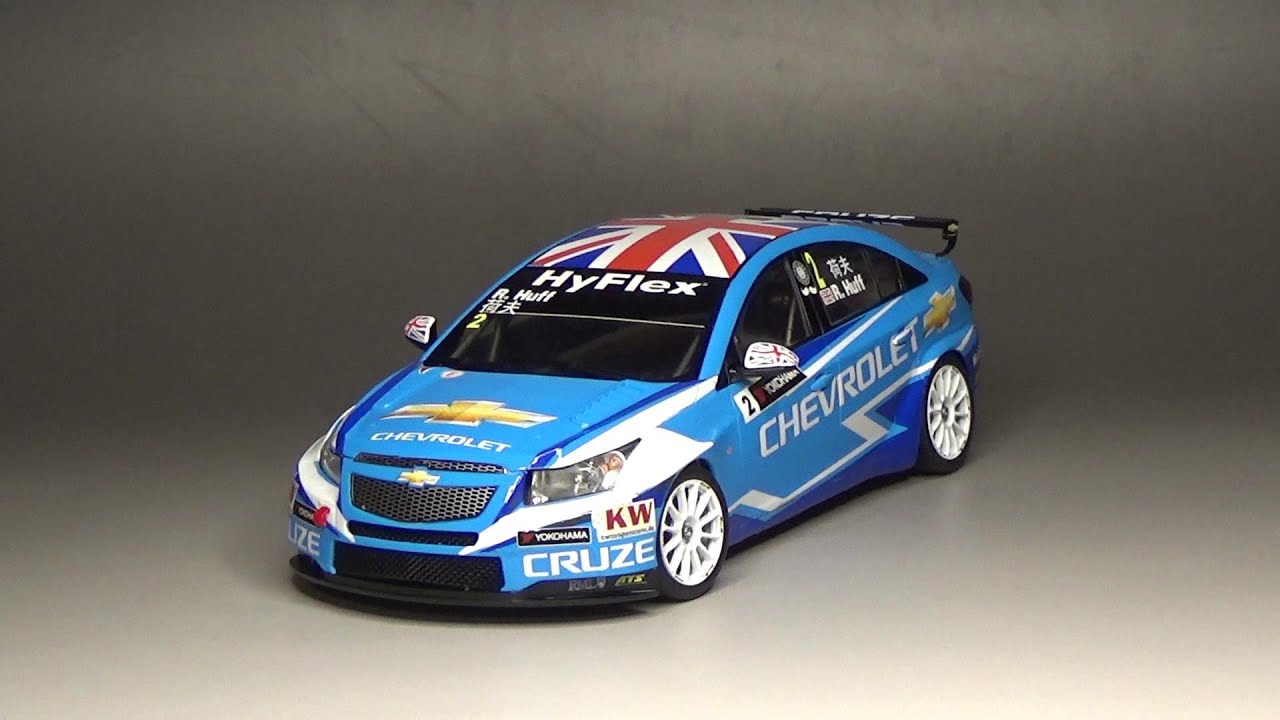 Aoshima BEEMAX 1/24 Chevrolet CRUZE 1.6T '12 WTCC champion fullbuild step by step