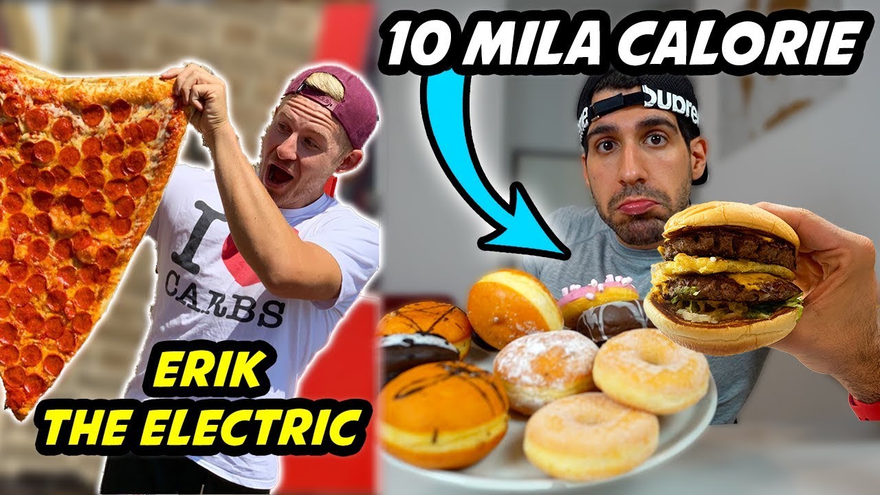 YOUTUBER AMERICANO DECIDE COSA MANGIO PER 24H *10000 kcal*
