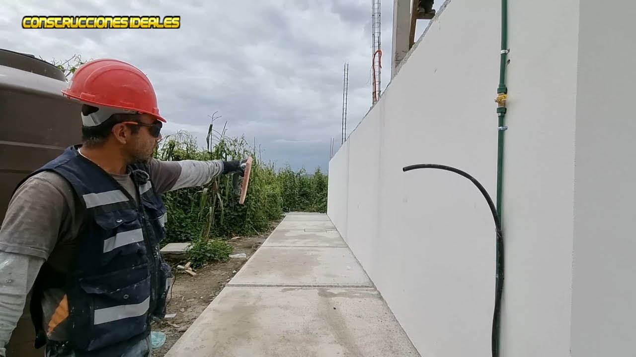 Como Aplicar Estuco en Muro Exterior | CONSTRUCCIONES IDEALES