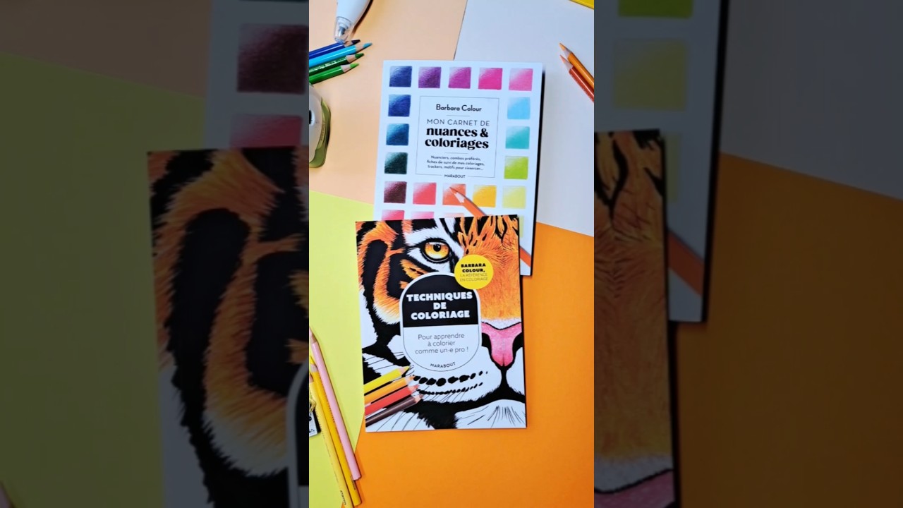 Avez-vous d&eacute;j&agrave; mes 2 livres ? Techniques de coloriage et Mon Carnet de Nuances et Coloriages