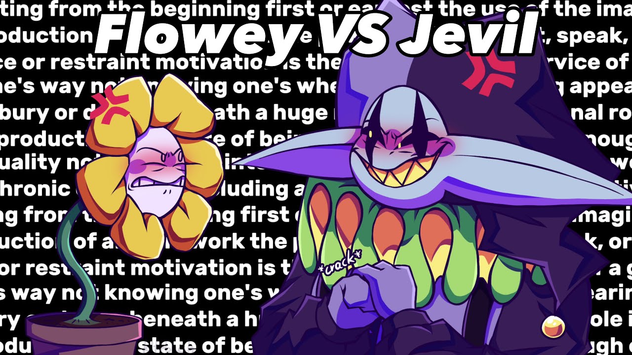 Flowey Vs Jevil | A Meta Deltarune Skit