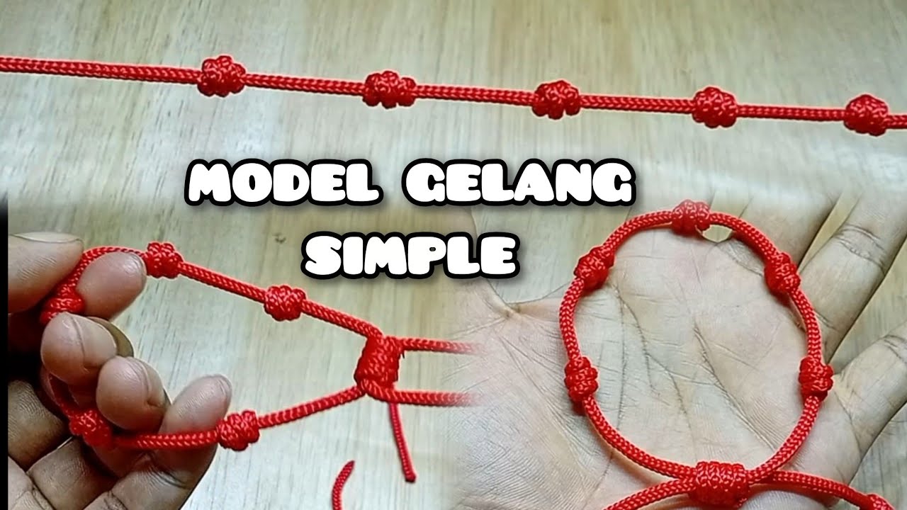 Gelang ini tidak terlalu populer karena terlalu mudah dan simple