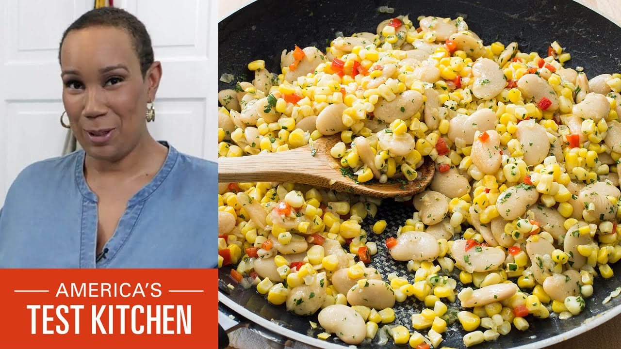 Как приготовить суккоташ с масляной фасолью, кукурузой и красным перцем