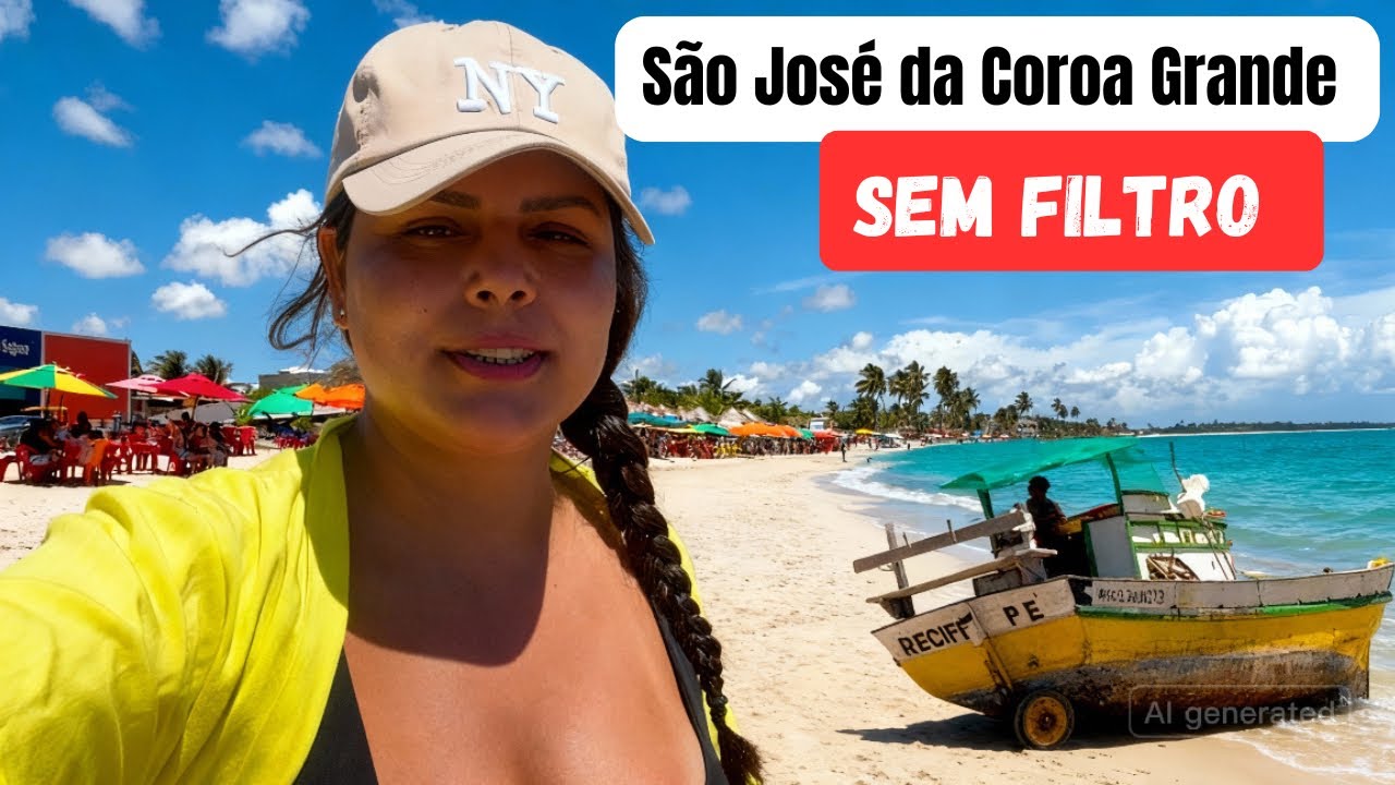 Realidade da praia de S&atilde;o Jos&eacute; da Coroa Grande em Pernambuco !