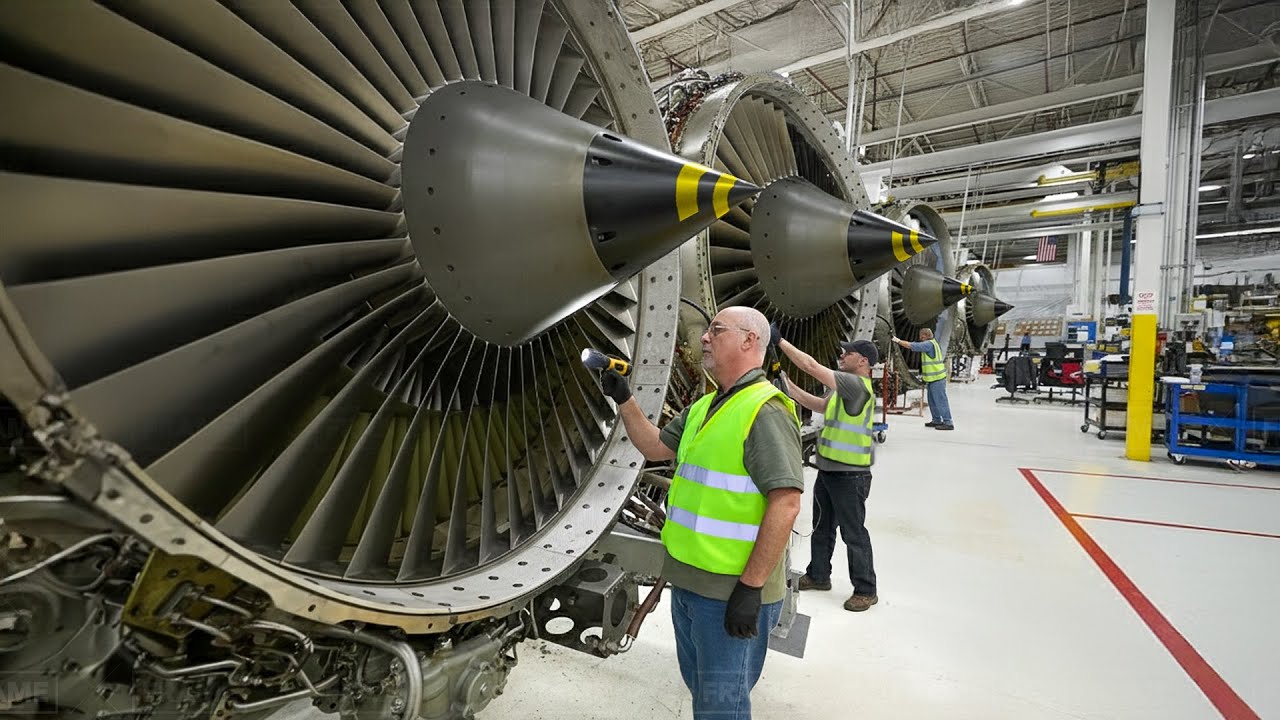 How They Rebuild US Air Force's Most Powerful Jet Engines