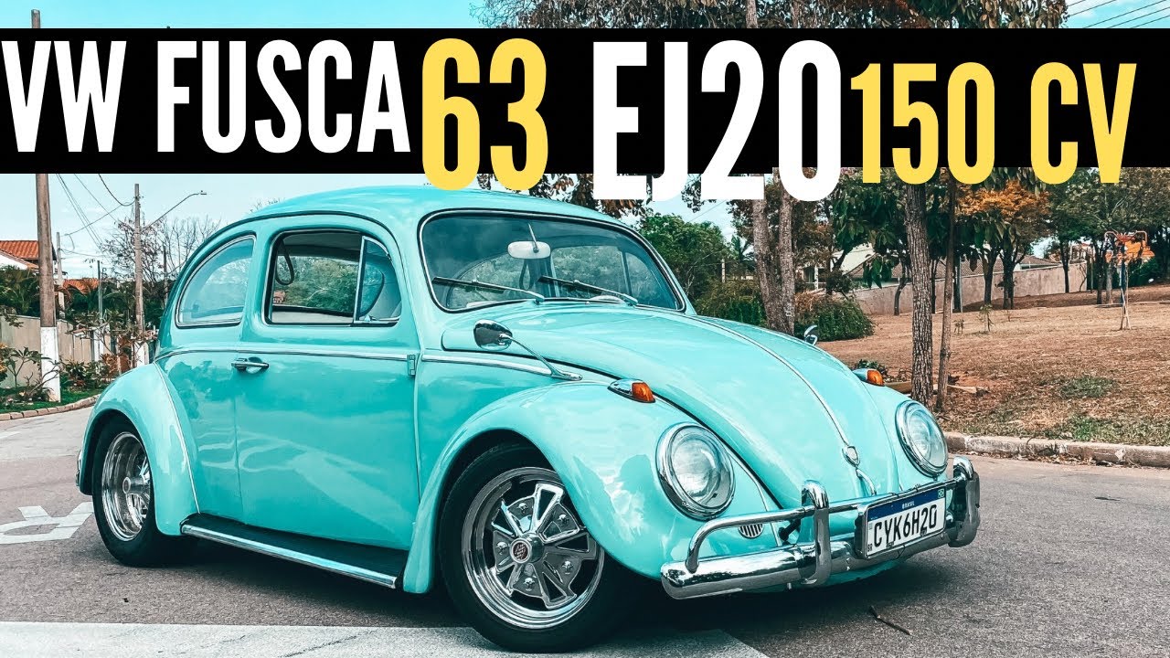 VW FUSCA 1963 MOTOR DE SUBARU EJ20 de 150 cv !!