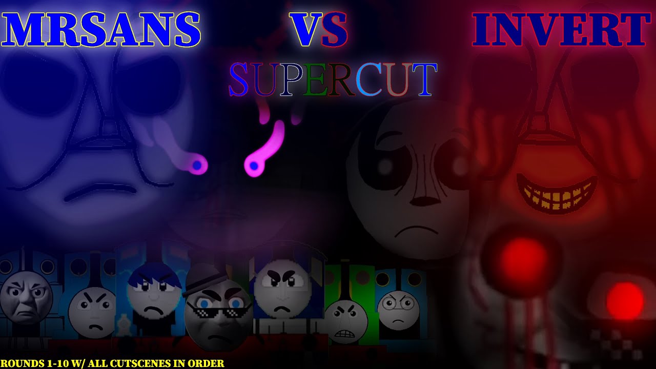 Mrsans vs invert | SUPERCUT EDITION | 4 Year Anniversary