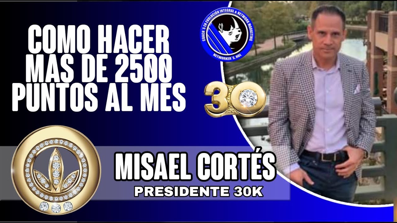 COMO HACER MAS DE 2500 PUNTOS DE VOLUMEN AL MES | Misael Cortés