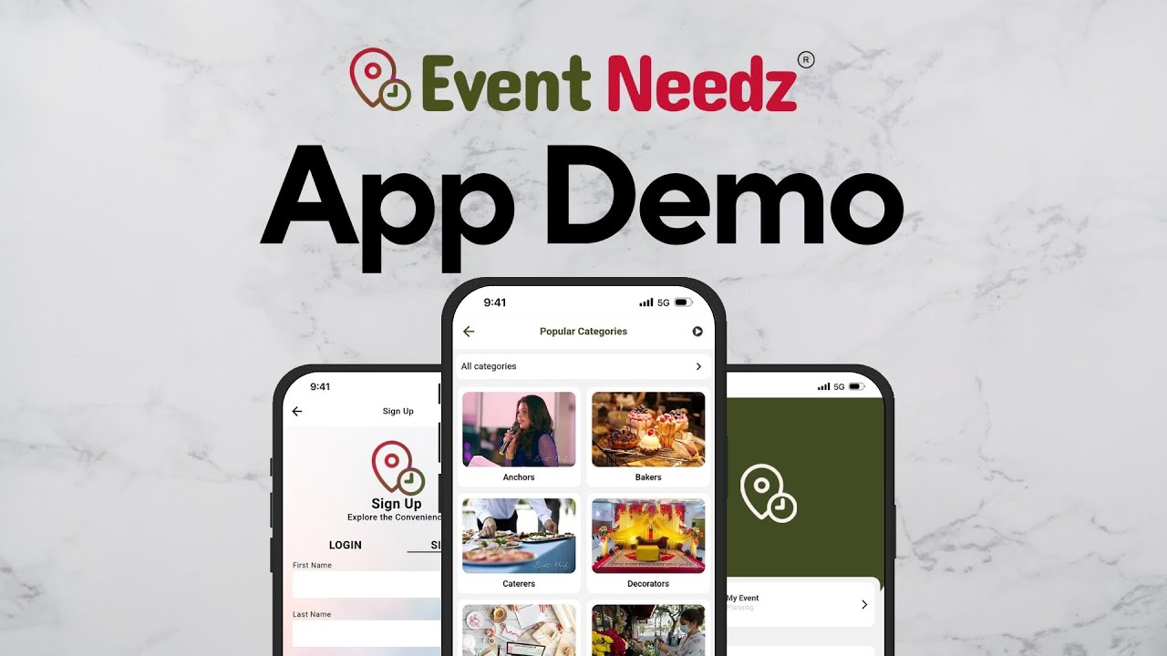 Event Needz App Demo