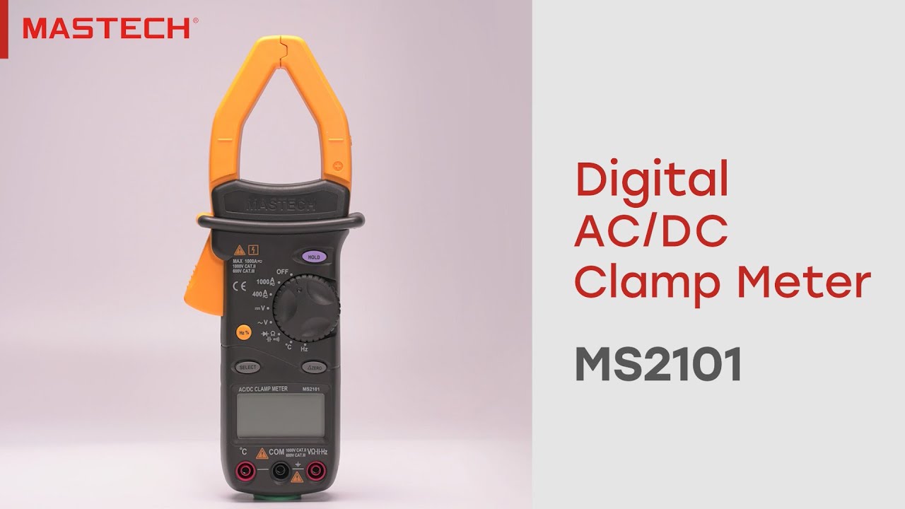 Mastech Digital ACDC clamp meter MS2101