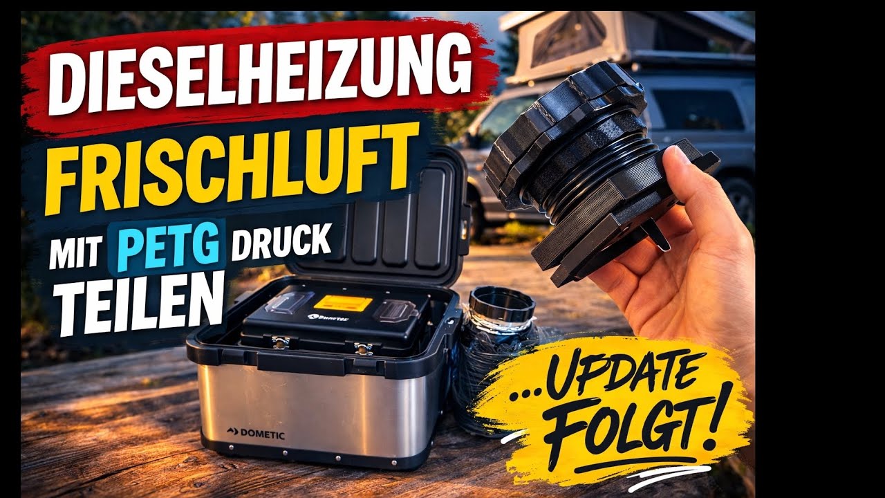 Dieselheizung Frischluft Upgrade – 3D Druck PETG Lösung @gogo4camper