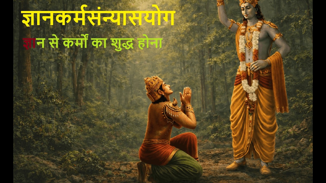 ज्ञानकर्मसंन्यासयोग – ज्ञान से कर्मों का शुद्ध होना II भगवत गीता की गेहरा संदेश II