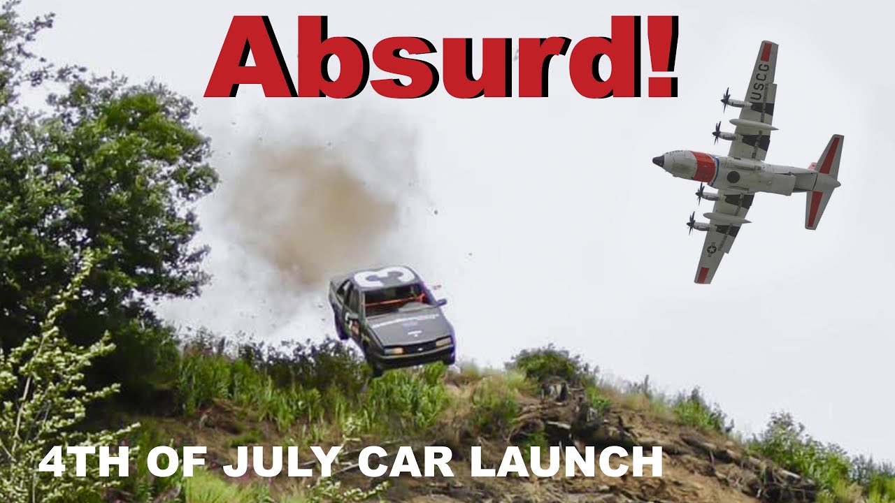 4TH OF JULY CAR LAUNCH IN GLACIER VIEW ALASKA 2024 (DO IT FOR DALE EDITION)