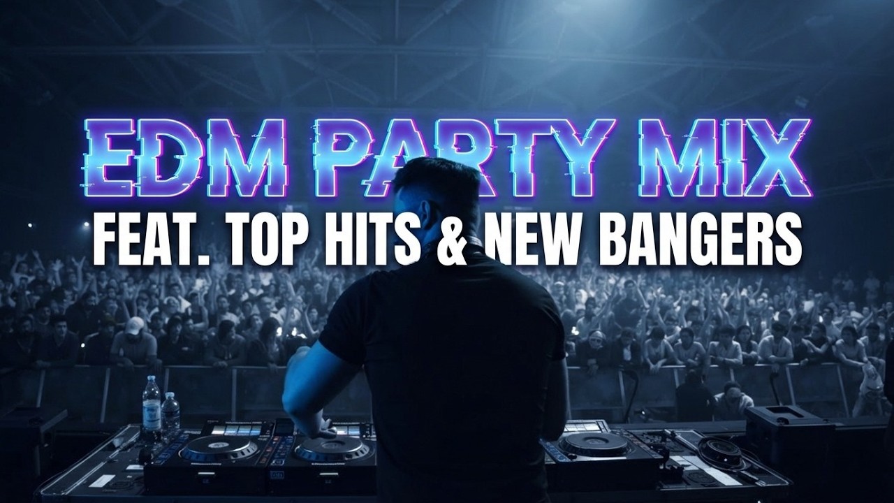 EDM микс для вечеринок Нон-стоп грув DJ-сет Клубная музыка Живое выступление