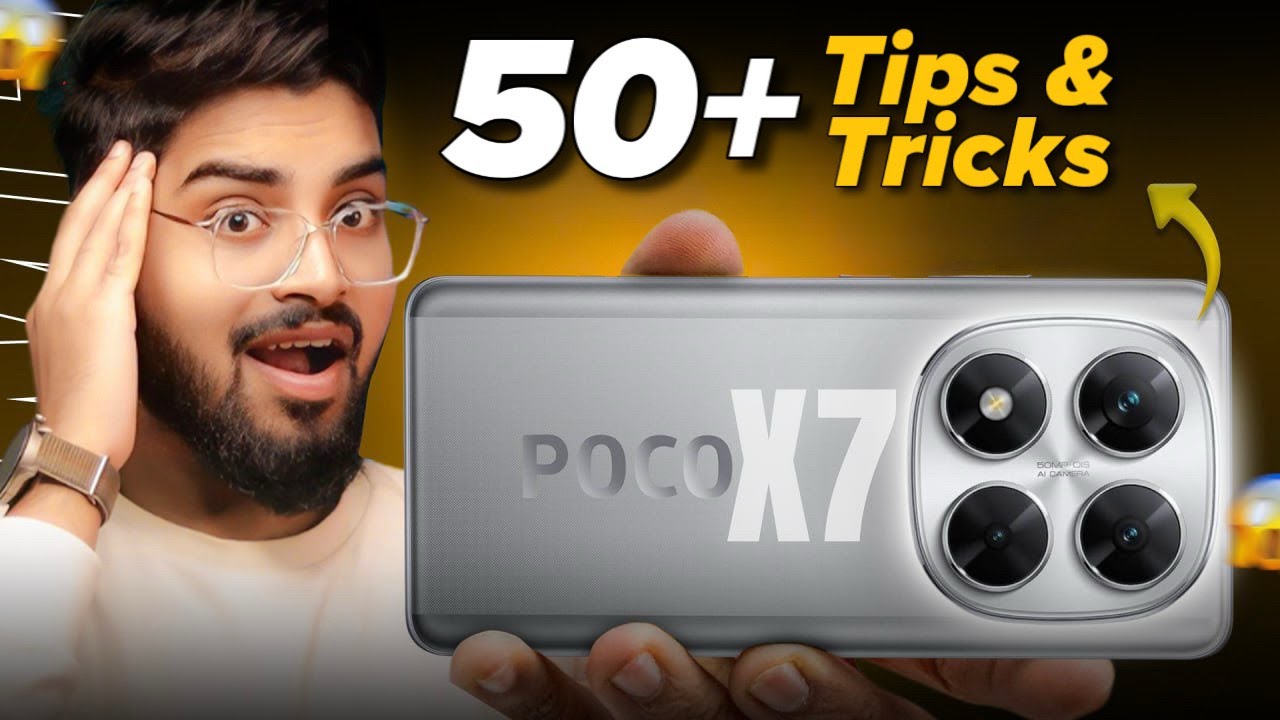 POCO X7 Tips and Tricks & Hidden Features 🔥 50+ Hidden Settings in Hindi
