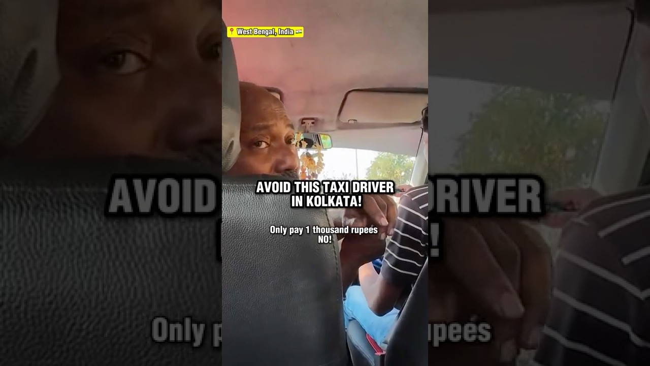 Taxi Driver Tried to Scam and Threaten Me in Kolkata 🇮🇳 🇮🇳