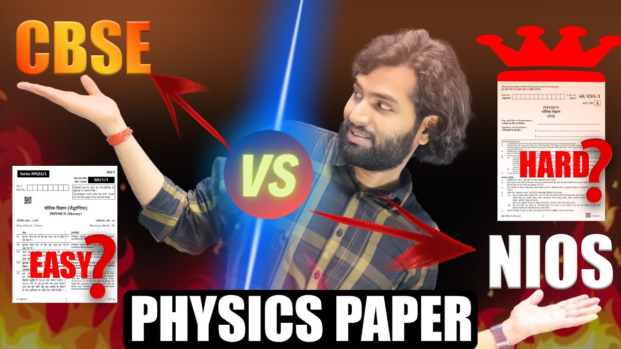 🔥 NIOS vs CBSE Physics (Class 12): Toughness Compared! 🤯