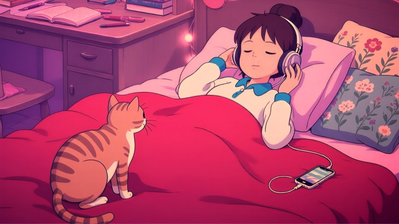 Deep Sleep Lofi 🌙 Chill Anime Beats for Relax, Study & Stress Relief