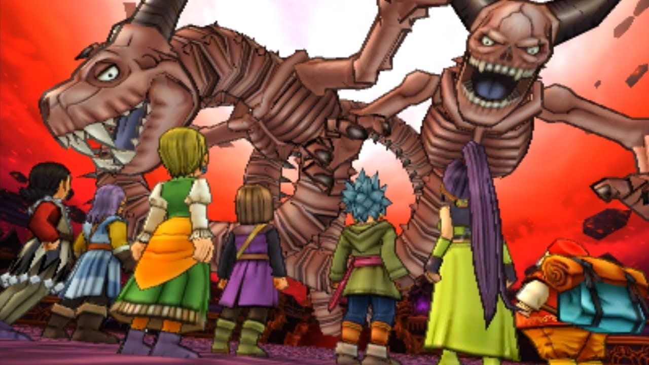ドラゴンクエスト11 DQ11 3DS版 過ぎ去りし時を求めて 魔王ウルノーガ、邪竜ウルナーガ戦