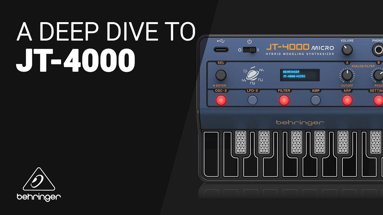 The Behringer JT-4000 MINI complete deep dive guide tutorial