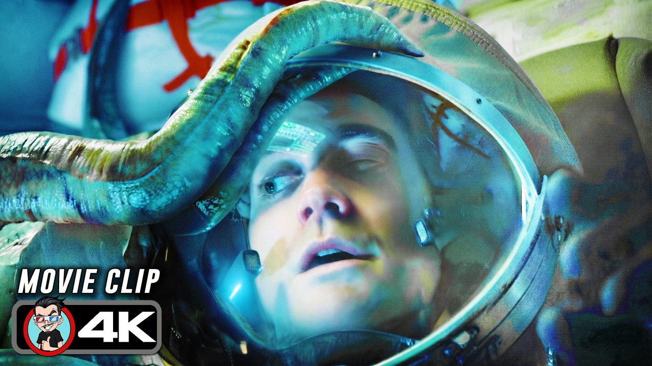 Alien Beast Vs Jake Gyllenhaal - Final Fight Scene | LIFE (2017) Movie CLIP 4K