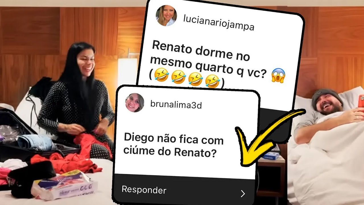 DIEGO TEM CIUME DO RENATO? VLOG + #EVERESPONDE