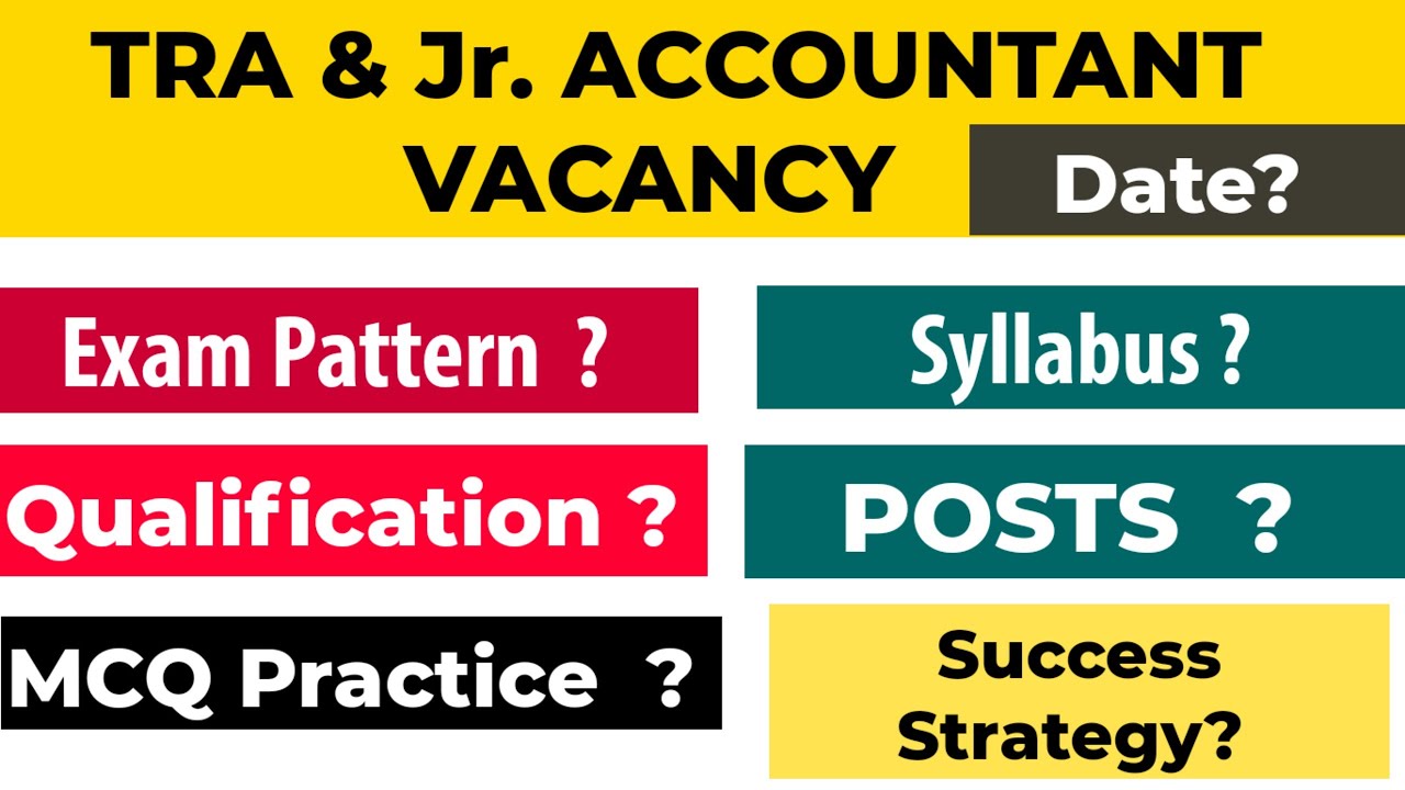 RSMSSB TRA/JUNIOR ACCOUNTANT VACANCY 2022 || SYLLABUS || EXAM PATTERN || ELGIBILITY
