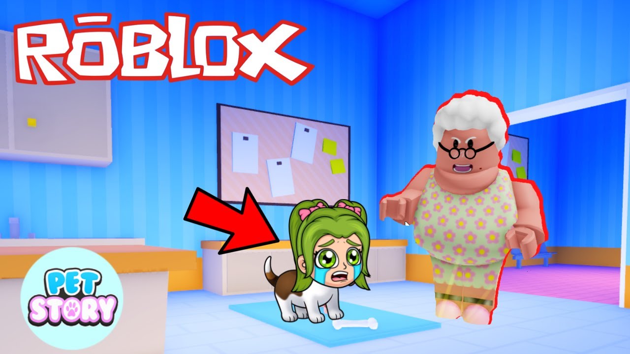👵UNA ABUELA MALVADA NOS ADOPTA *SUCEDEN COSAS TURBIAS*🐶ROBLOX karola20 PET STORY