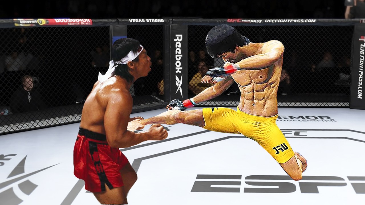 Bruce Lee vs Mad Bolo in EA Sports UFC 4 - Epic Fight