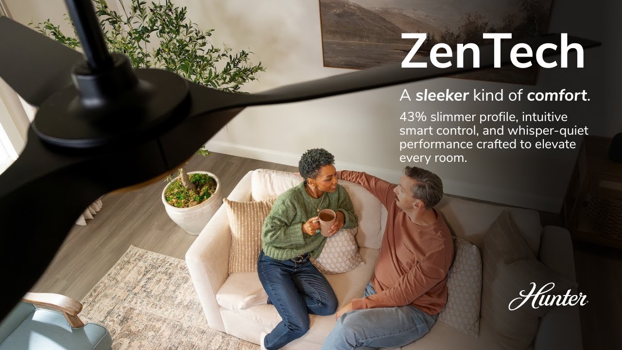 The Great Fan Debate: ZenTech by Hunter | Our Most Advanced Ceiling Fan Yet #ceilingfan #smarthome