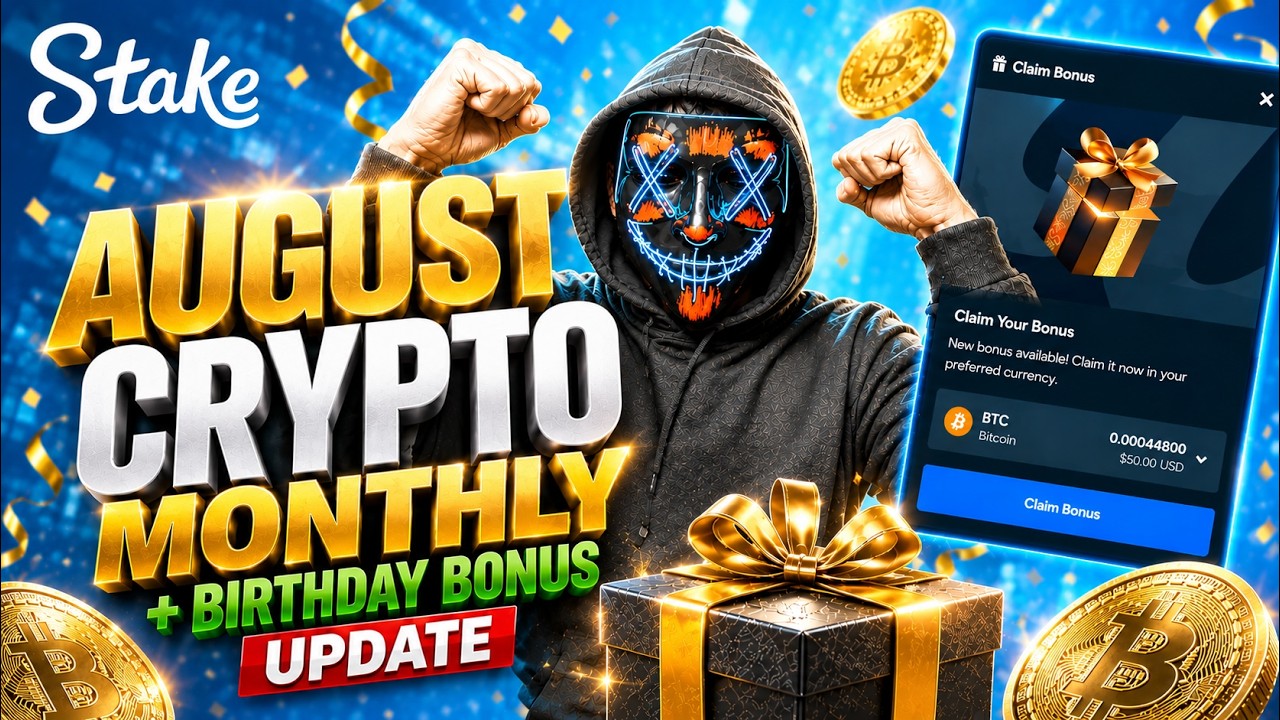Stake August Crypto Monthly Bonus + Birthday Bonus UPDATE 2026 | Claim Date & Latest News