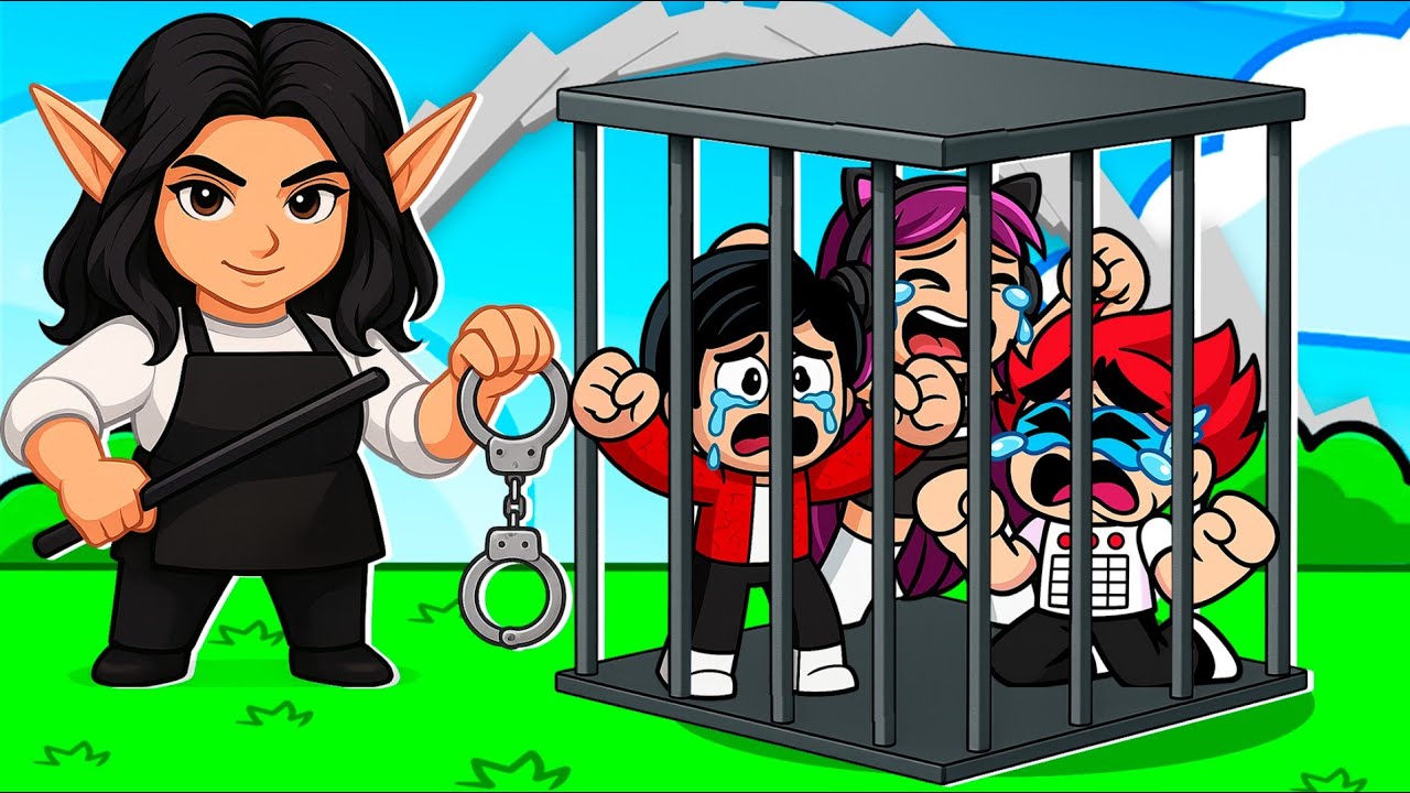 Karim y Su Familia SOBREVIVEN a la PRISION de ANDIESITA en ROBLOX! | Karim Juega