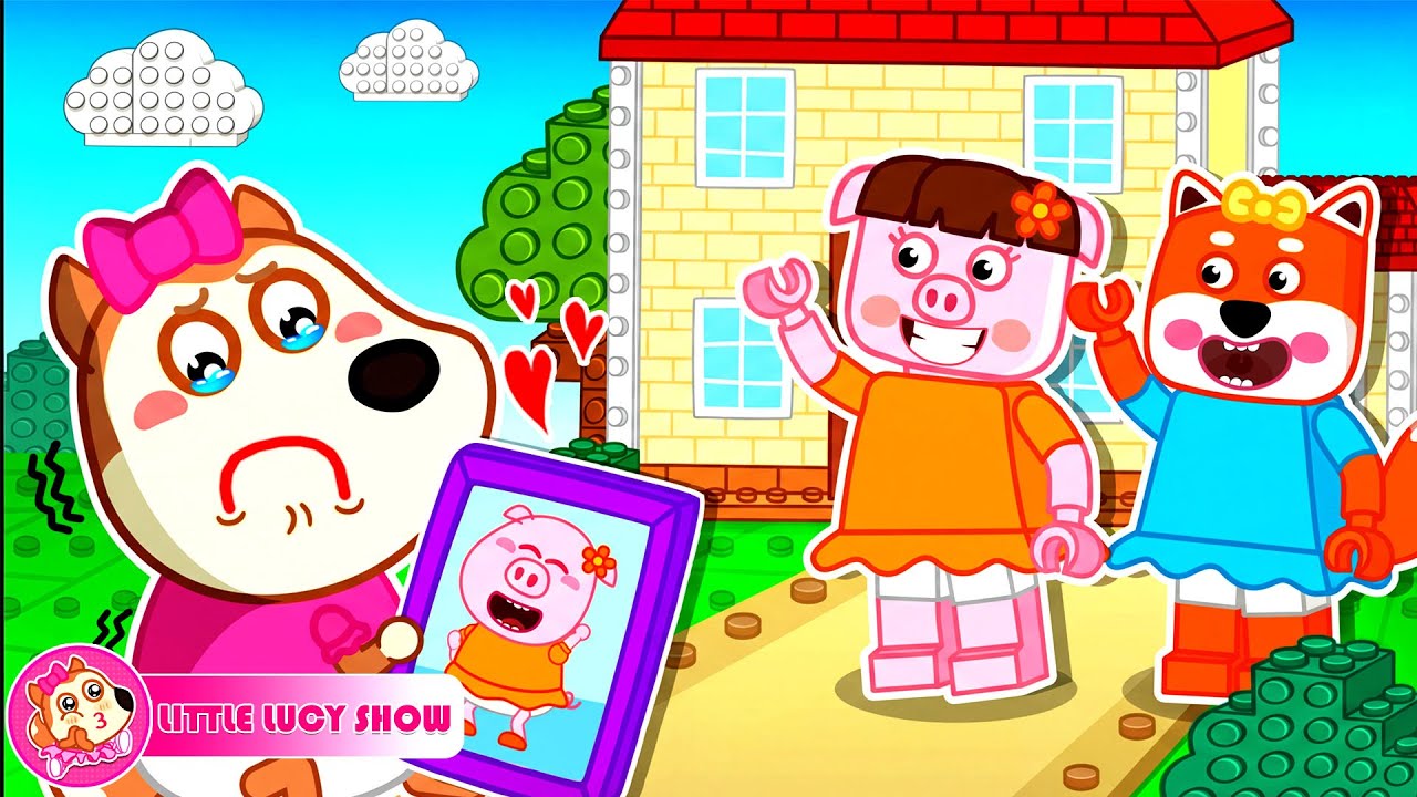 Little Lucy Show 🎀 My Friend Turns Into Lego | Lucy Misses You So Much | Friendship Story