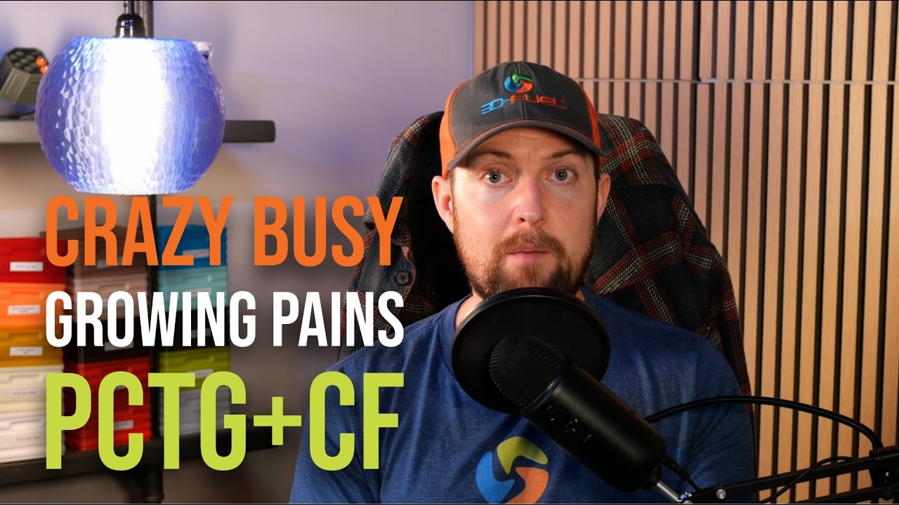 PCTG-CF?! | Crazy Busy and Growing Pains | New Podcast Space | Upcoming Products - 3D-Fueled Ep 13