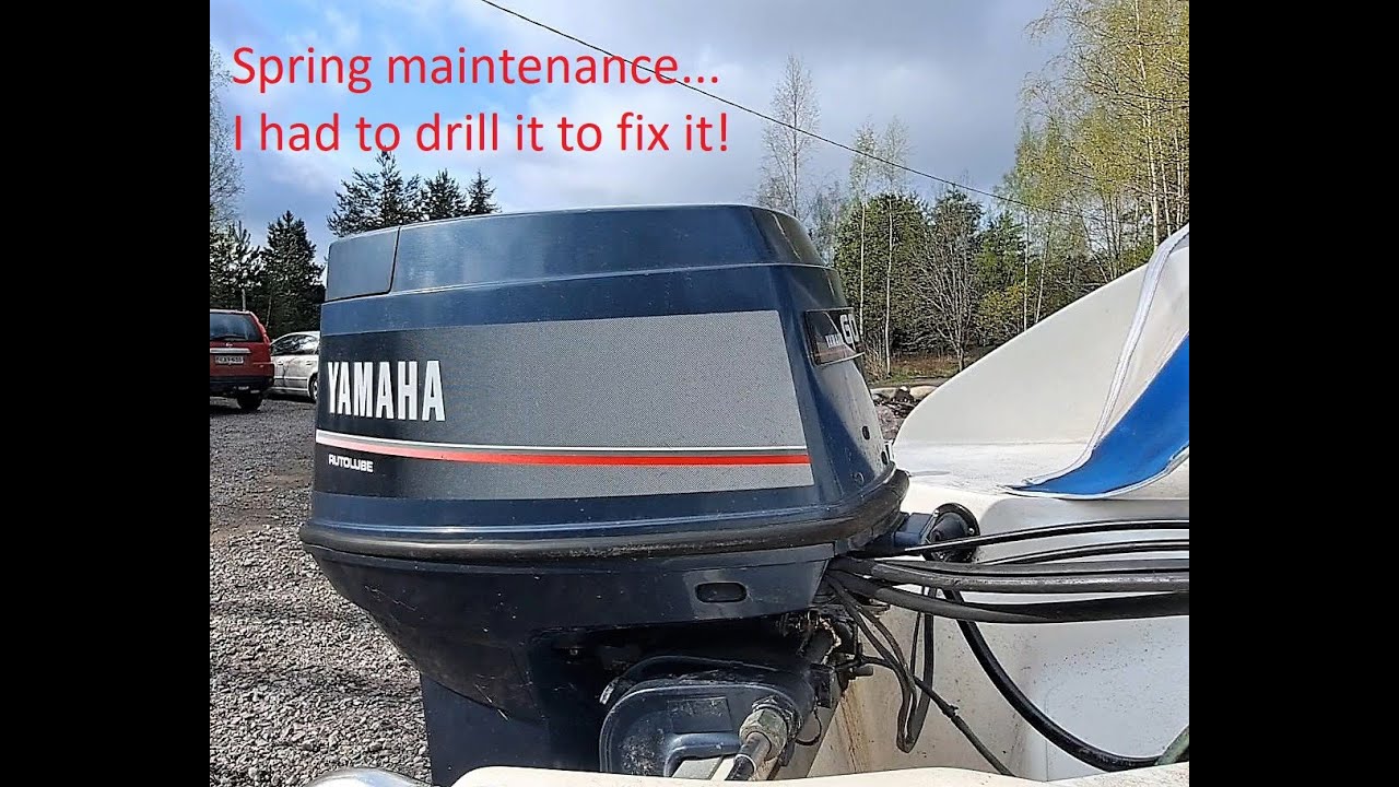 Yamaha 60 HP   Spring maintenance