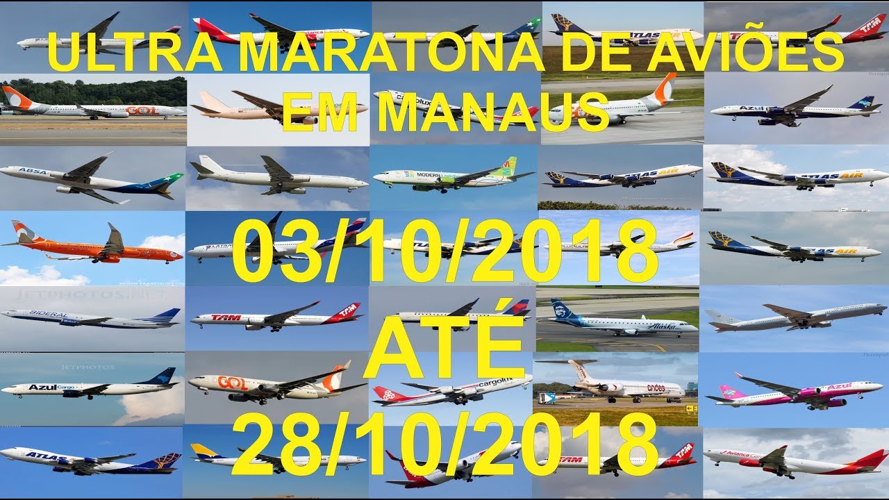 (HD) – Ultra Maratona de Aviões em Manaus – 03/10 até 28/10/2018