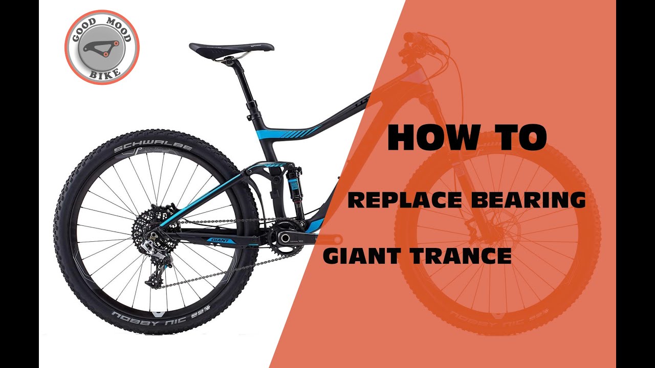 how to remove/install/replace bearing from full suspension bike frame [giant trance maestro]