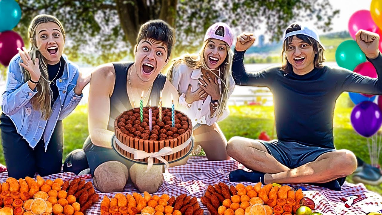 PIQUENIQUE DE ANIVERSÁRIO PRO ENALDINHO! (SURPRESA)