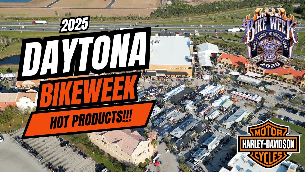 INSANE Daytona Bike Week Vendors at Teddy Morse’s Harley – Must-See Gear & Bikes! 2025